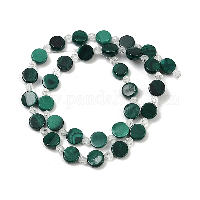 Природного малахита бисер нитей G-L630-E01-8mm-1