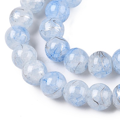 Волочильный треск бисер пряди GLAA-N006-8mm-04-1