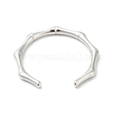 Кольцо-манжета из бамбука из нержавеющей стали 304 RJEW-I085-10P-1