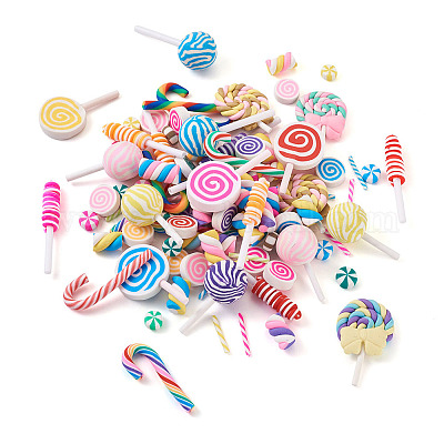 Кабошоны из полимерной глины ручной работы CLAY-TA0001-06-1