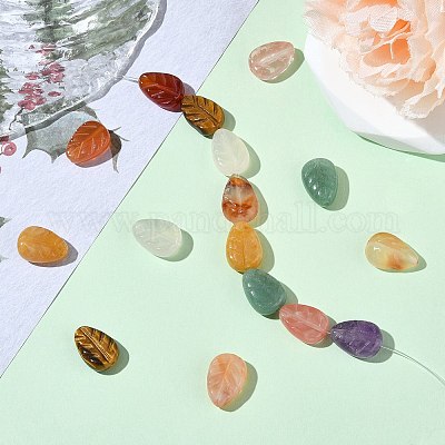 16 шт. 8 стиля: натуральный агат G-CJ0001-80-1