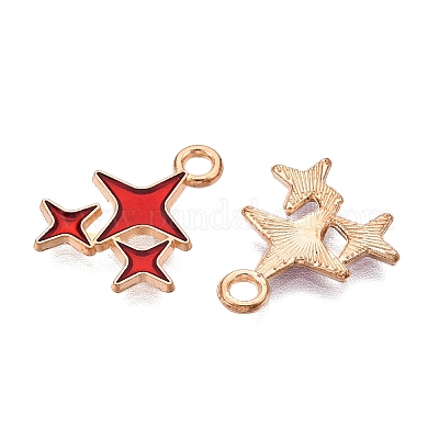 Подвески из эмали и сплава X1-ENAM-T020-38C-RS-1