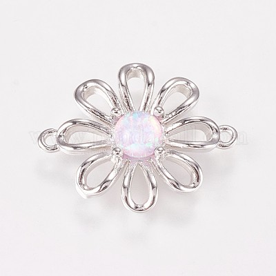 Латунные соединители звеньев цветка KK-K208-04-04C-1