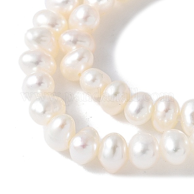 Нити из натурального культивированного пресноводного жемчуга PEAR-I007-07K-05-1