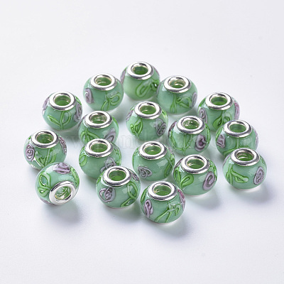 Бусины лэмпворк европейского стиля  LAMP-S193-009C-1