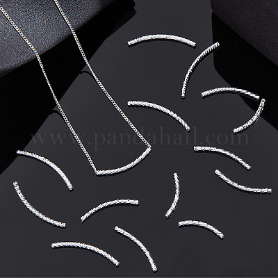 24 шт. 3 латунных трубчатых бусин KK-BBC0001-69-1