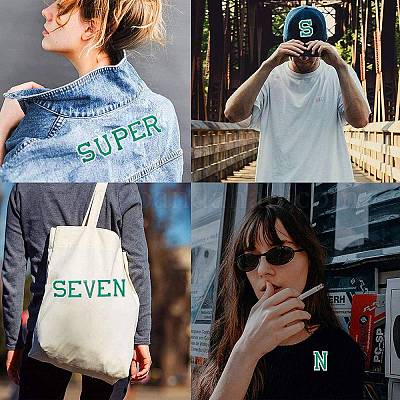 Компьютеризированная вышивка ткань железа на патчи DIY-GF0002-14E-1