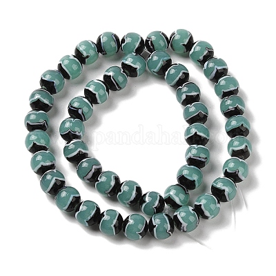 Бусы лэмпворк ручной работы LAMP-P062-02E-1