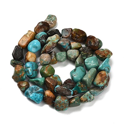 Хубэй природных бирюзовый бисер нитей X-G-P497-01E-19-1