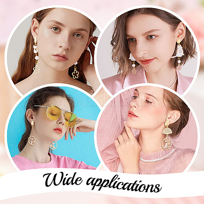 80 шт. 4 шт. фурнитура для сережек-гвоздиков из нержавеющей стали 201 STAS-BBC0001-75-1