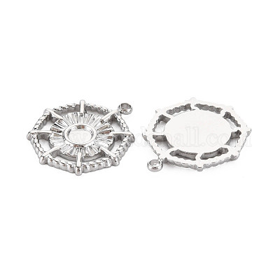 Эмалевые оправы для подвесок из нержавеющей стали 304 STAS-N097-144P-1