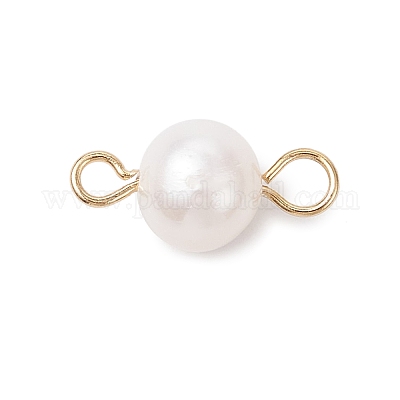 Натуральные пресноводные культивированные жемчужины круглые звенья PALLOY-JF04219-02-1