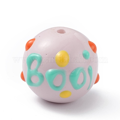 Непрозрачные окрашенные стеклянные бусины GLAA-B001-01I-1