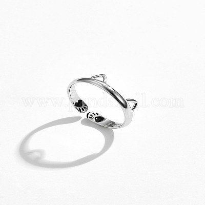 925 Sterling Silber Manschettenringe&nbsp;RJEW-BB70407-1