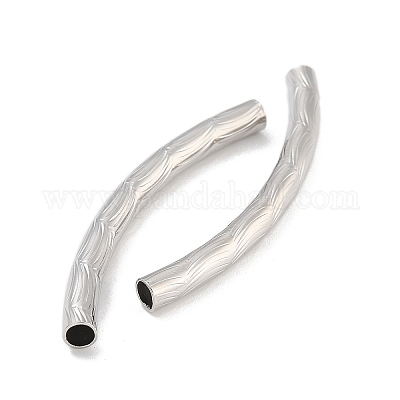 Латунные трубки изогнутой бисера KK-B120-01G-P-1