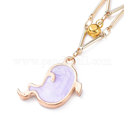 ブラスマルチ連チャームブレスレット 合金エナメルペンダントと真鍮の  