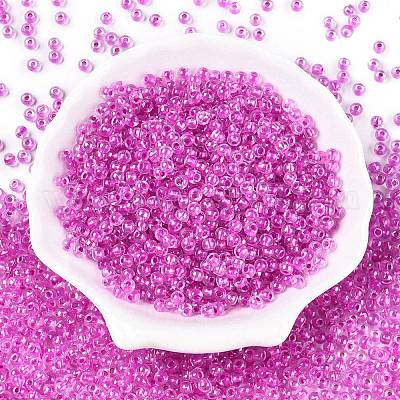 6/0 прозрачные внутри цветные стеклянные круглые бусины SEED-N006-004K-1