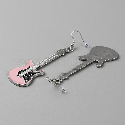 Болтающийся серьги сплава эмали EJEW-WH0015-68P-04-1