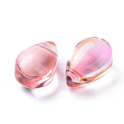 Прозрачные стеклянные бусины X-GGLA-M004-05A-10-1