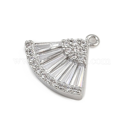 Латунные микро проложить кубического циркония подвески KK-S339-07P-1
