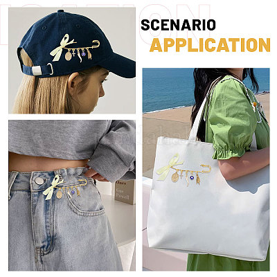 2 шт. броши-подвески из сплава JEWB-CA00010-1