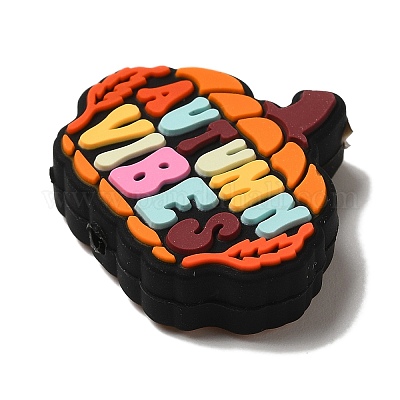 Осенняя тема силиконовые бусины SIL-S006-02C-1