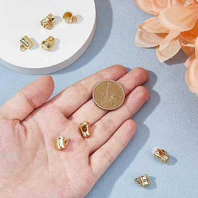 DIY 8шт 4 стиля латунные кофейные чашки подвески и бусины бижутерия фурнитура наборы DIY-HS0001-12-1