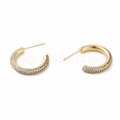 Серьги-гвоздики в форме буквы 