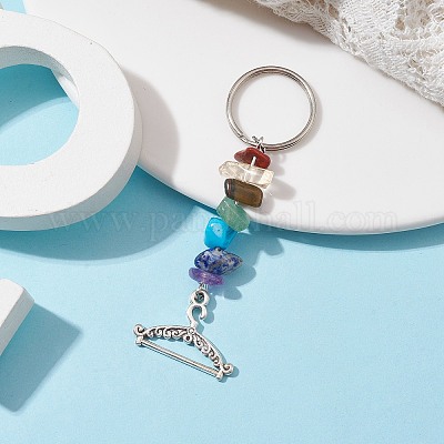 Брелки из цинкового сплава в тибетском стиле KEYC-JKC00728-02-1