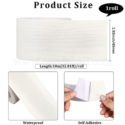 Самоклеящиеся наклейки из водонепроницаемого ПВХ прикрепляют подоконник STIC-WH20010-08B-1