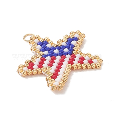 Стеклянные подвески из бисера&nbsp;PALLOY-MZ01256-1