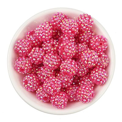 AB-цвет смолы горный хрусталь бисер RESI-S315-14x16-09-1