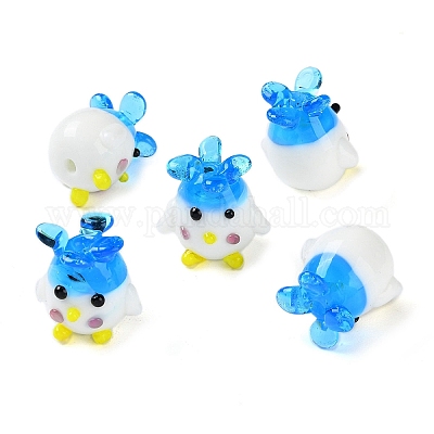 Бусы лэмпворк ручной работы LAMP-Z007-02C-1