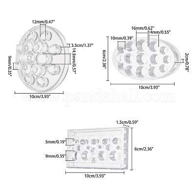 Прозрачный пластиковый держатель для чернил татуировки MRMJ-PH0001-31-1