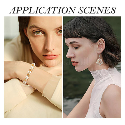 80шт 4 цвета латунные бусины со стразами KK-TA0002-11B-1