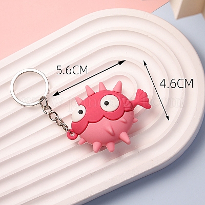 Porte-clés en plastique PVC&nbsp;PW-WGD8CA8-03-1