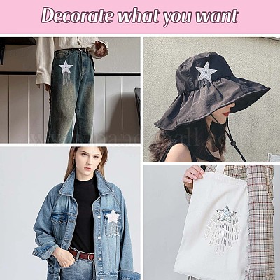 4 шт. тканевая звезда PATC-CY0001-08B-1