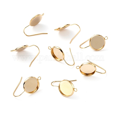 Крючки для сережек из нержавеющей стали 304 STAS-F271-01C-G-1