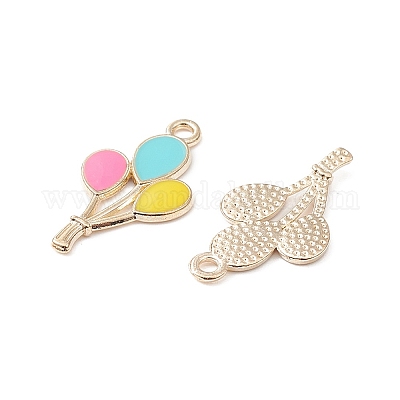 20шт 5 цвета сплава эмалевые подвески ENAM-YW0002-82-1