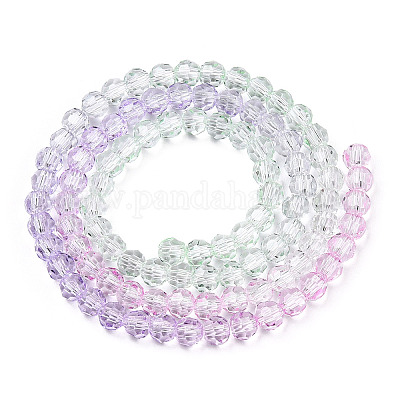 Прозрачные стеклянные бусины X1-GLAA-E036-07V-1