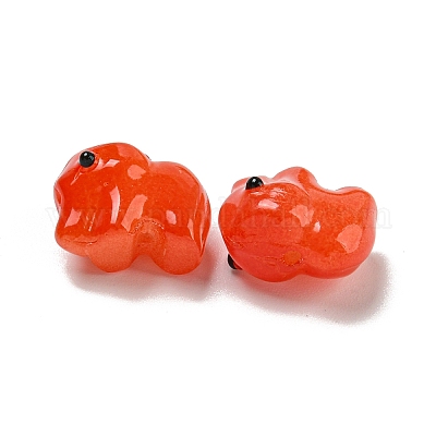 Прозрачные стеклянные бусины ручной работы GLAA-N0028-01G-1