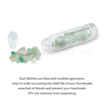 Стеклянные бутылки с роликовыми шариками AJEW-PH0001-49-1