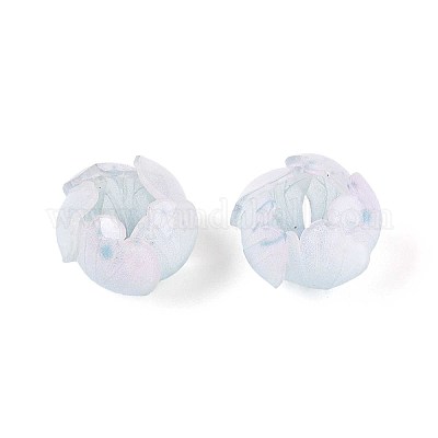 Колпачки для акриловых бусин в виде цветов SACR-T017-49E-1