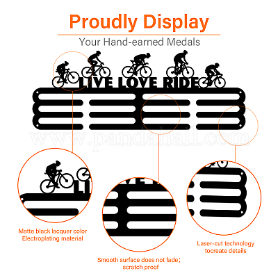 Модная железная вешалка для медалей ODIS-WH0021-227-1