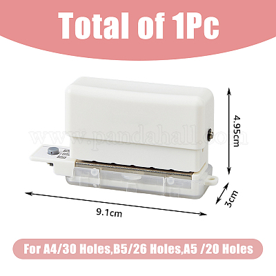 Мини пластиковый дырокол на 6 отверстие AJEW-WH0083-63A-1