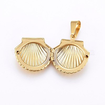 Ионное покрытие (ip) 316 нержавеющая сталь медальон подвески STAS-O103-38G-1