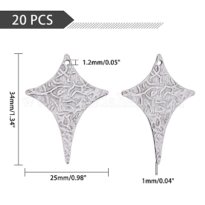 Подвески из нержавеющей стали 304 STAS-UN0016-90P-1