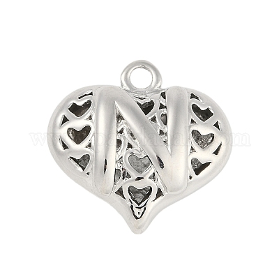 Полые латунные подвески на день святого валентина KK-M289-03N-P-1