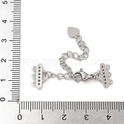 Стойка покрытие латунь микропаве кубический цирконий удлинитель цепи KK-A234-017P-1