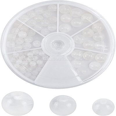 82 шт. нити бусин из натурального селенита 3-х размеров&nbsp;G-CA0001-02-1